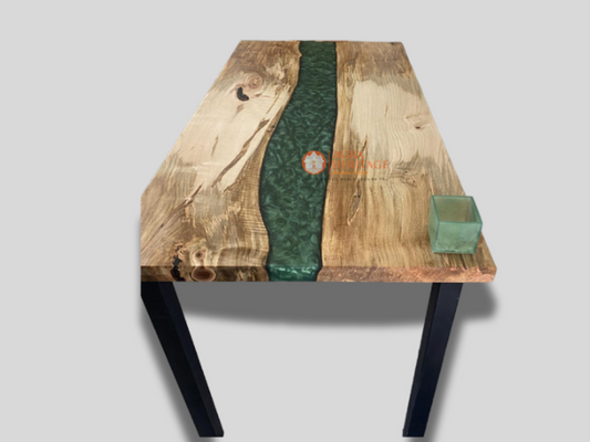 Epoxy Resin River Table,dining room table,sofa,Live Edge, Walnut Table ,Custom Order,center table,Epoxy table Clear,wood table