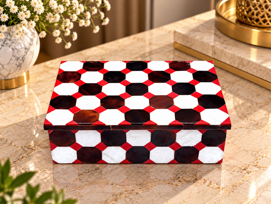 Amazing Mosaic Art Jewelry Storage Box Organizer For Women Gift