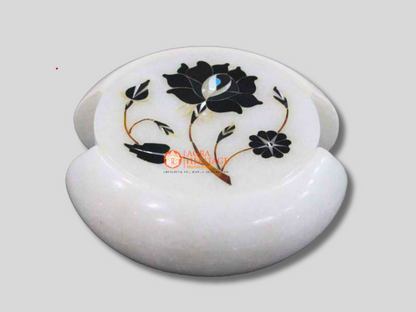 Dining Table Decor Floral Tea Cup Coaster Set