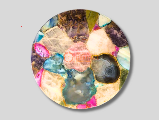 Purchase Mix Agate Stone Cafeteria Table Top