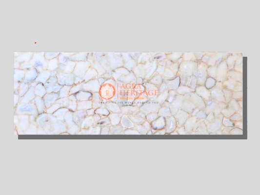 Handicraft White Agate Designer Table Top
