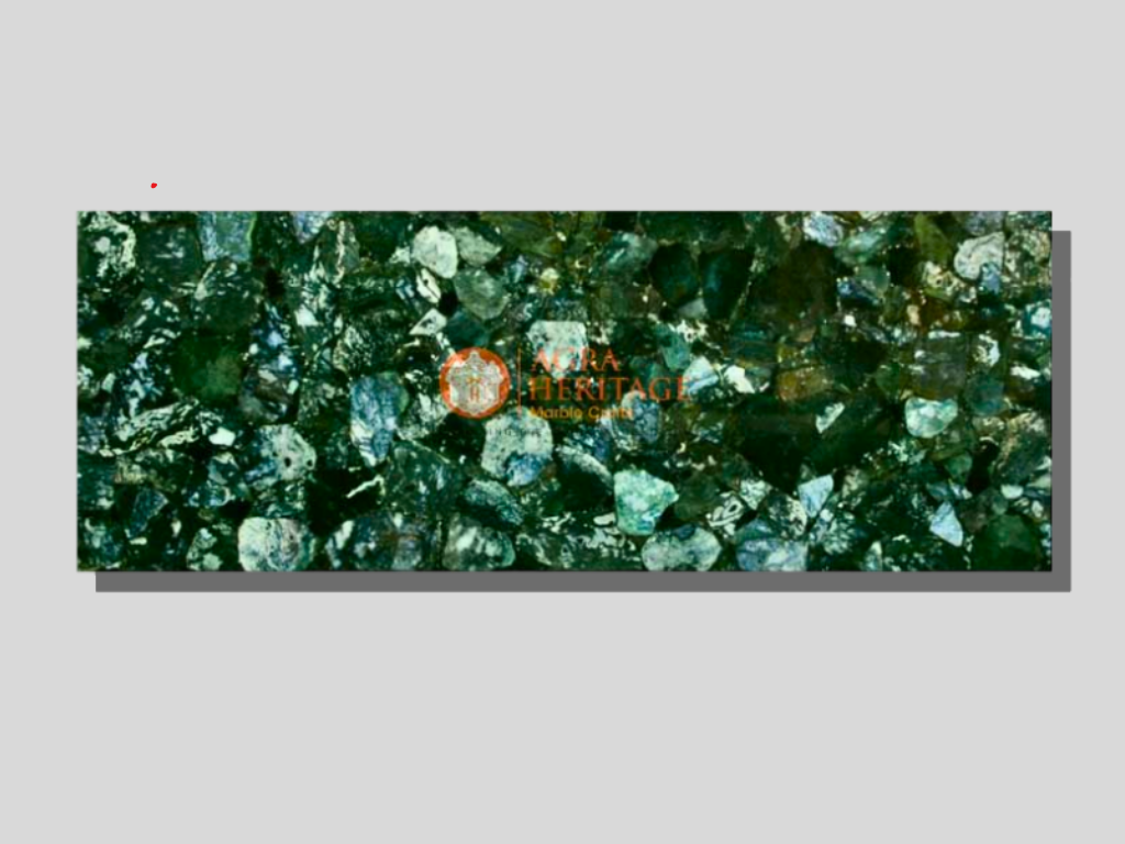 Green Moss Agate Handmade Table Top