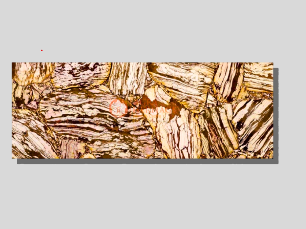 Zebra Jasper Agate Dining Table Top
