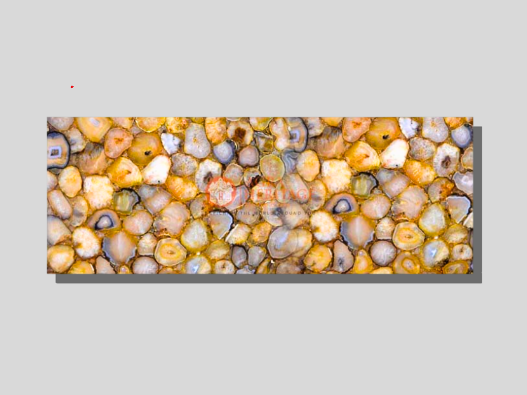 Yellow Agate Dining Table Top