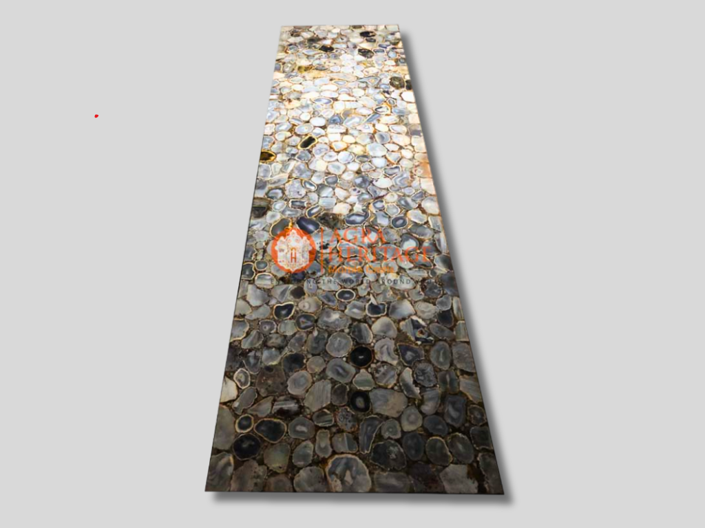 Agate Top Big Conference Dining Table Top