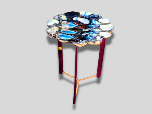 Wild Agate Decorative Side Table Top
