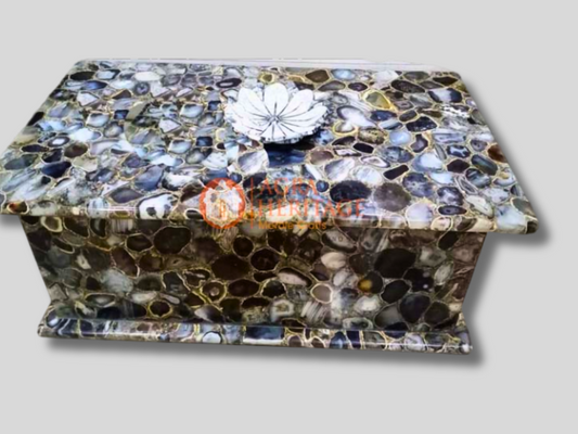Buy Online Black Agate Living Room Table Top