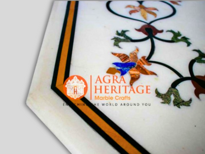 Marble Dining Chess Inlay Table Top Chess Lovers Gift