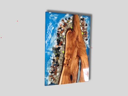 Epoxy Table, dining, sofa, center table top Live Edge Walnut Table ,Custom Order, Epoxy Resin River Table