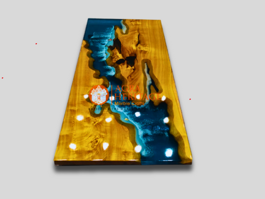 Epoxy Table, dining, sofa, center table top Live Edge Walnut Table ,Custom Order, Epoxy Resin River Table
