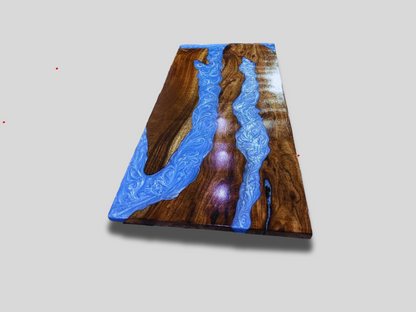 Epoxy Table, dining, sofa, center table top Live Edge Walnut Table ,Custom Order, Epoxy Resin River Table