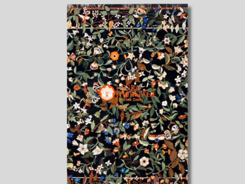 Floral Collectible Marble Dining Inlay Table Top Home Decor