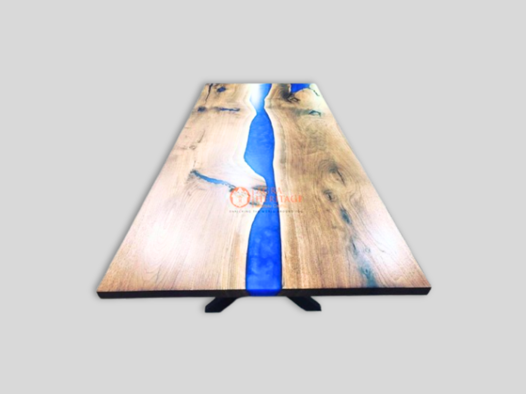 Epoxy Table, dining, sofa, center table top Live Edge Walnut Table ,Custom Order, Epoxy Resin River Table