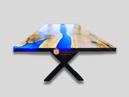 Epoxy Table, dining, sofa, center table top Live Edge Walnut Table ,Custom Order, Epoxy Resin River Table