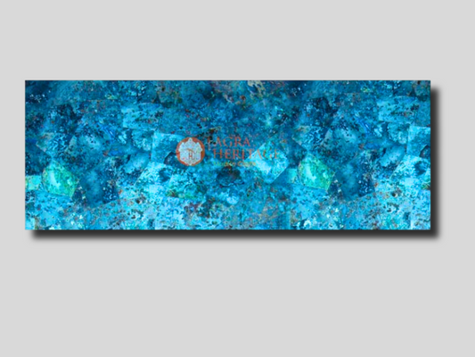 Chrysocola Dining Table Top Handicraft