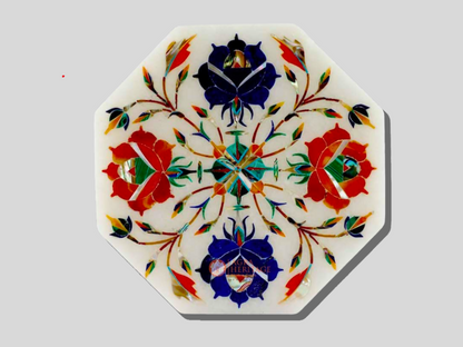 Vintage Marble Jewelry Box Precious Interior