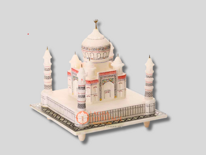 Marble Tajmahal Replica Design Handmade Gift Decor