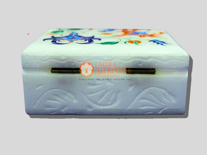 Buy Online Marble Jewelry Box Semi Precious Stone Art