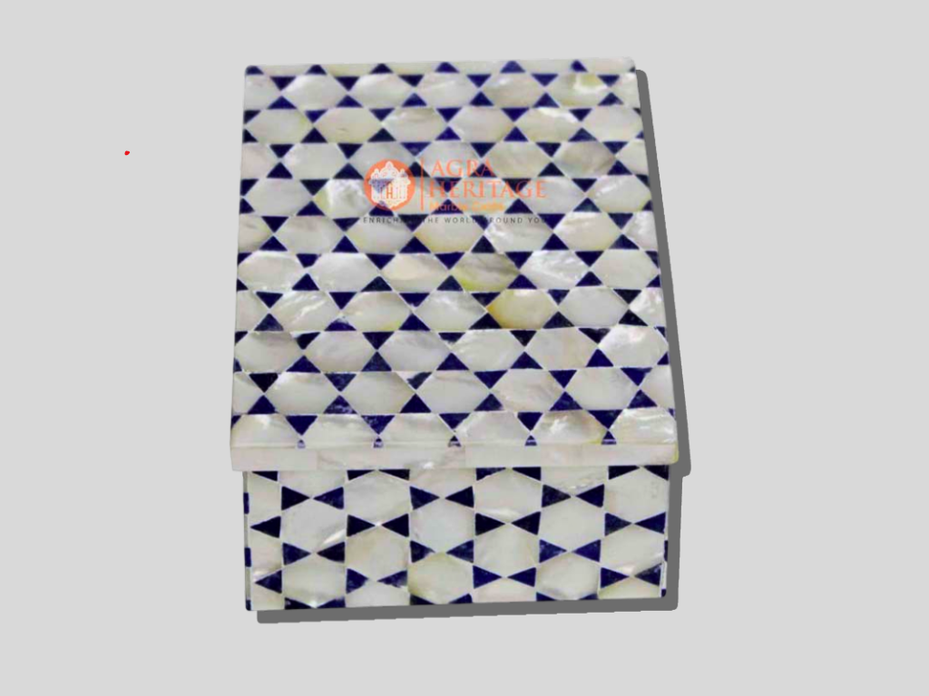 Custom Made Marble Jewelry Box Lapis Art