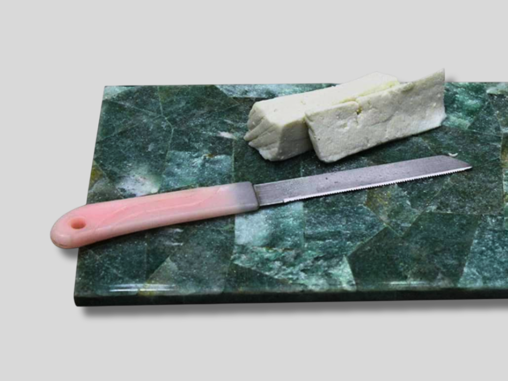 Green Marble Handmade Chopping Cheese Board