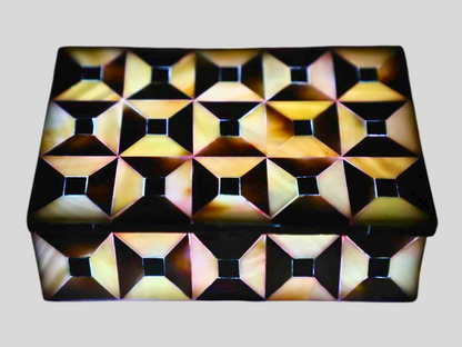 Decorative Marble Inlay Storage Box Malachite Stone
