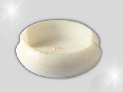 Round Marble Coaster Set Horse Inlay Floral Home Decor Gifts