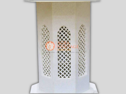 White Marble Carnelian Floral Inlaid Side Coffee Table Top Decor