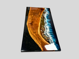 Acacia Wood Diy Epoxy Table Top Handmade Ocean-Inspired Resin River Dining & Kitchen Office Furniture