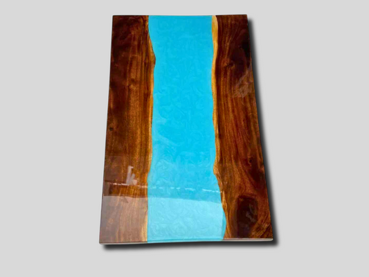 Made to order Epoxy Resin Kitchen Island River Slab Top Handmade High-quality Natural Acacia Wood