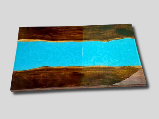 Made to order Epoxy Resin Kitchen Island River Slab Top Handmade High-quality Natural Acacia Wood