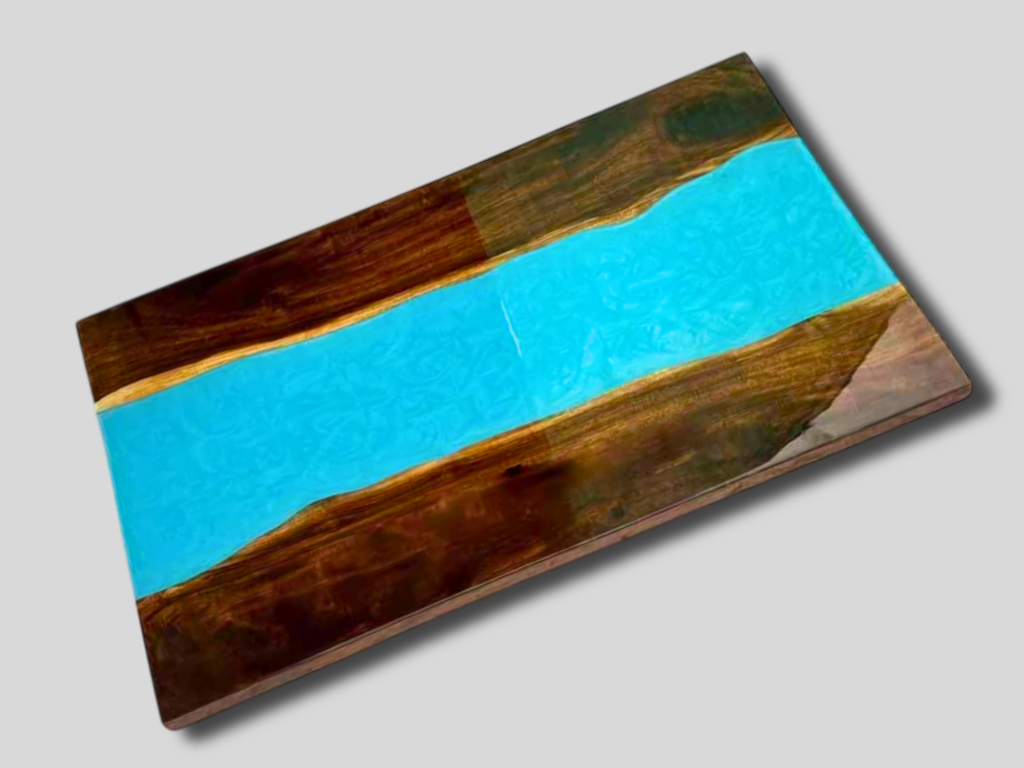 Made to order Epoxy Resin Kitchen Island River Slab Top Handmade High-quality Natural Acacia Wood