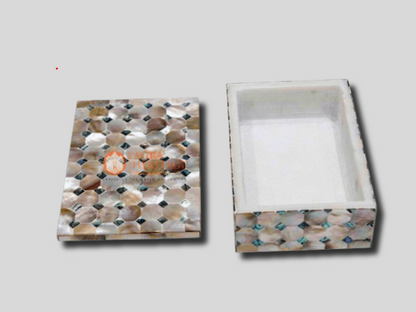 Jewelry Box Real Random Art Mother of Pearls Art