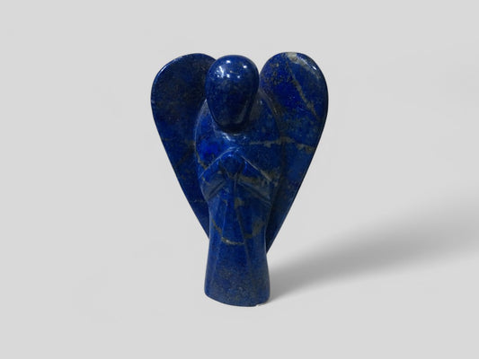 Beautiful Lapis Lazuli Angel Hand-Carved Crystal for Positive Energy