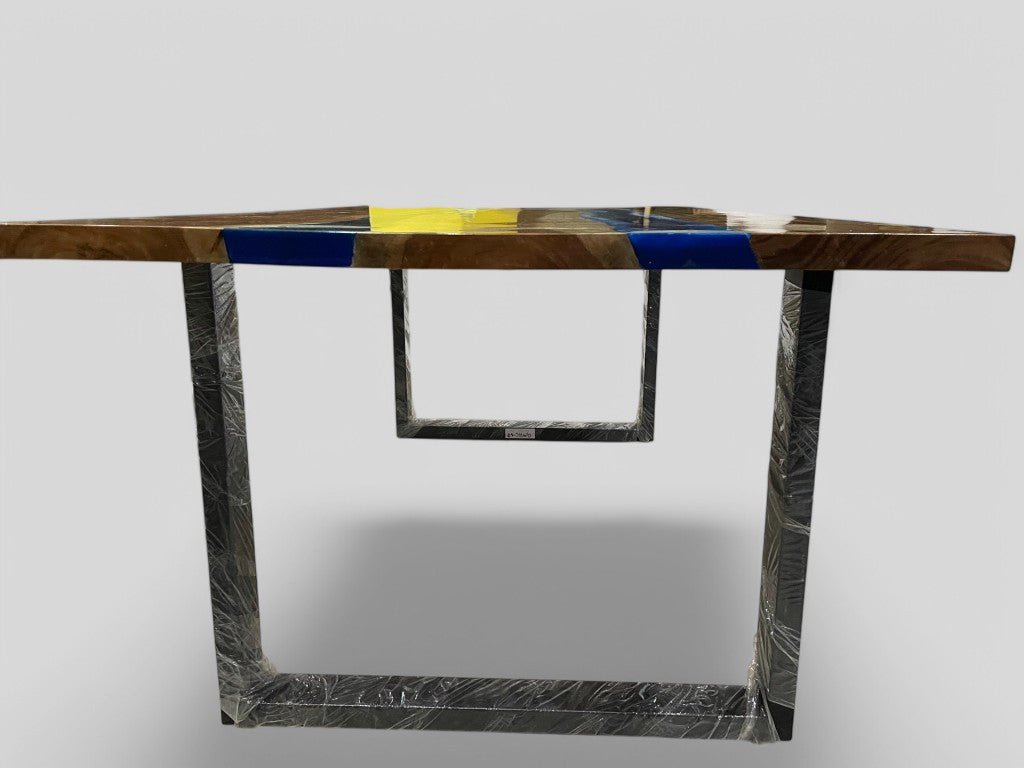 Custom Epoxy Wooden Table Top Perfect for Home & Office Decor
