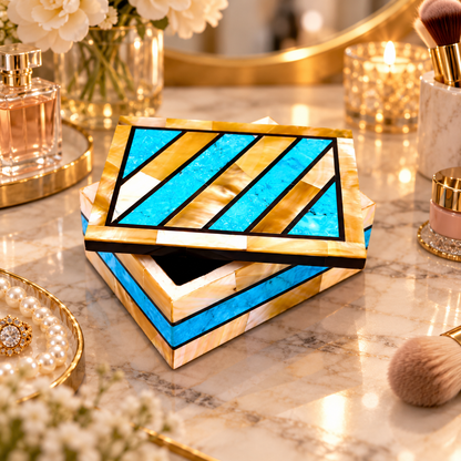 Buy Handmade Jewelry Box For Necklace, Trinket Box For Girls,Centerpiece Decor