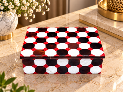 Amazing Mosaic Art Jewelry Storage Box Organizer For Women Gift