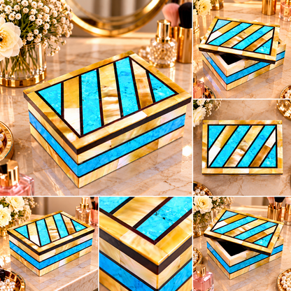 Buy Handmade Jewelry Box For Necklace, Trinket Box For Girls,Centerpiece Decor